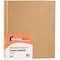 JAM Paper Designders® 1" Brown Kraft 3 Metal Ring Binder